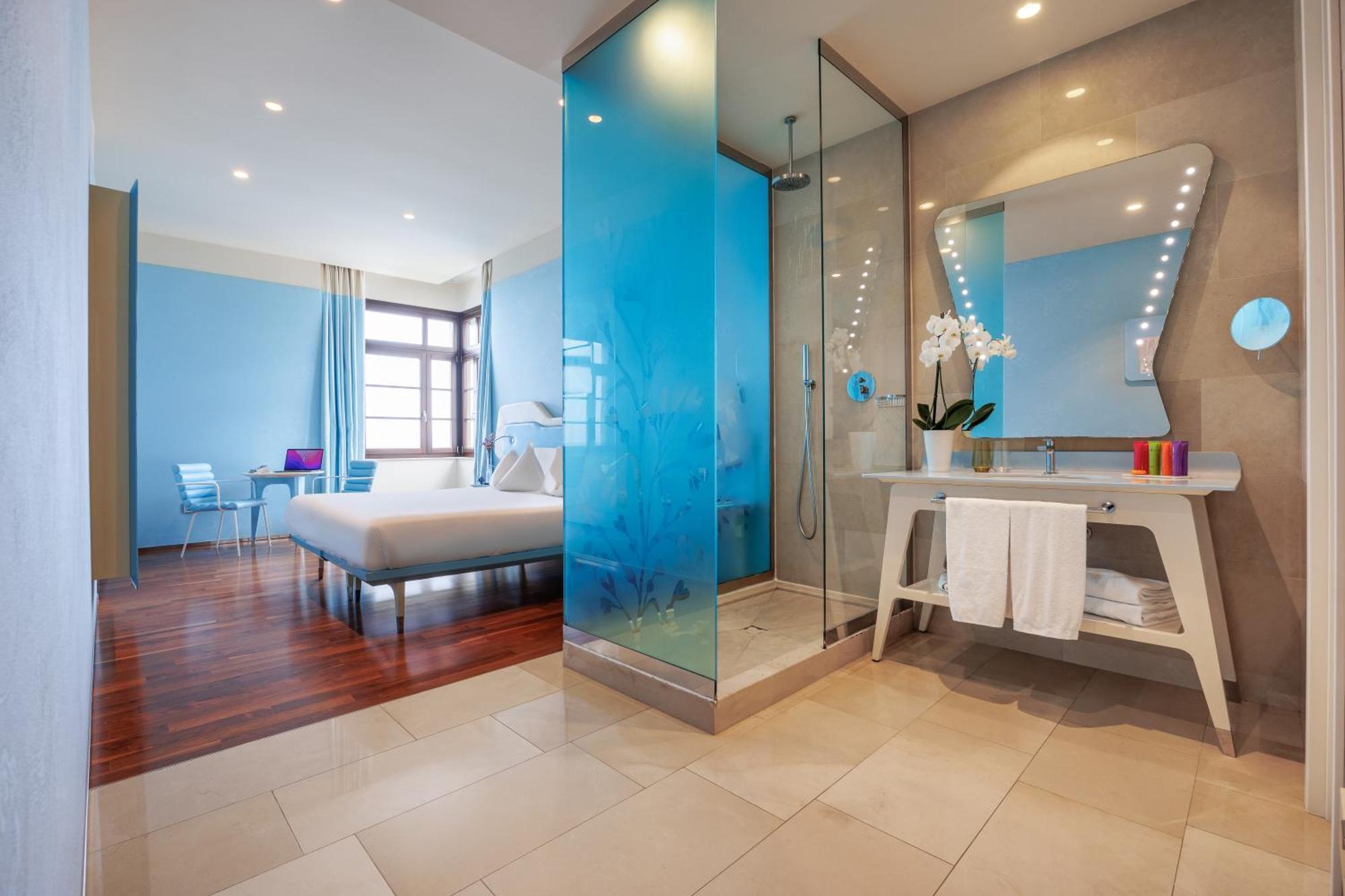فنادق آي إتش جراند ألبيرجو ديل نازيوني باري المظهر الخارجي الصورة A room at the hotel